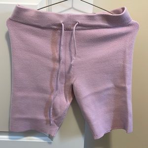 knit shorts